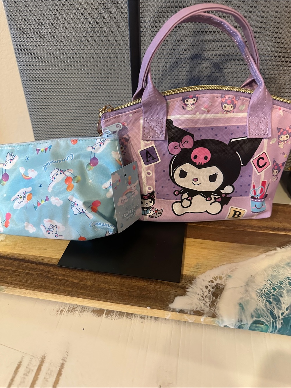 Sanrio Kuromi Small Pink and Purple Mini Tote